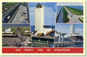Afsluitdijk jaren zestig - Klik op de foto voor een grotere versie en meer informatie...