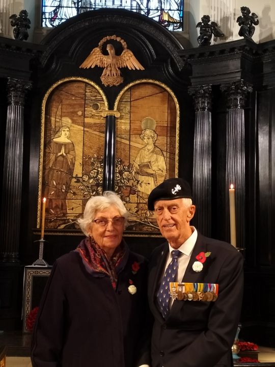 Dick Doornik bezocht herdenkingen voor en op Remembrance Sunday